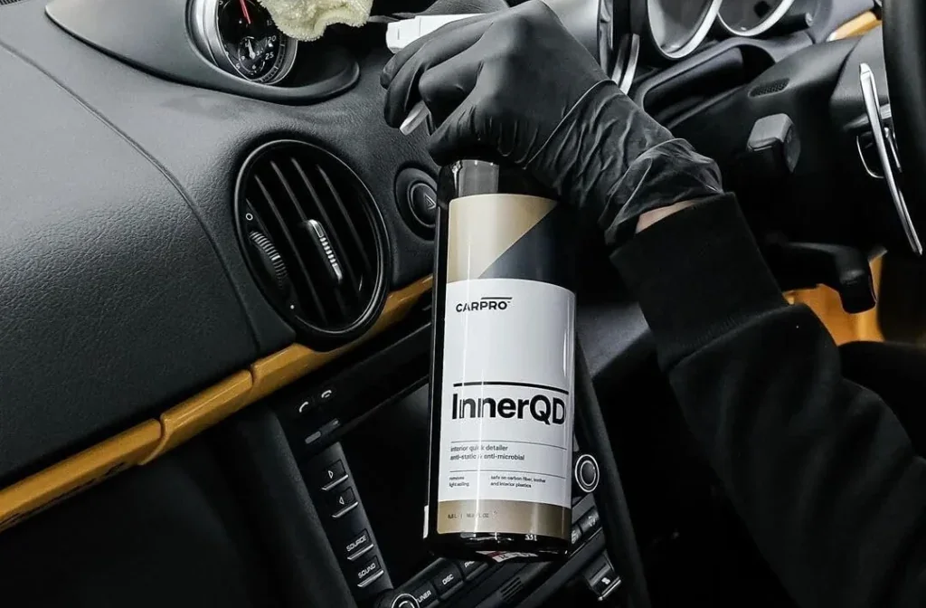 Machine polishing paint during a premium detail